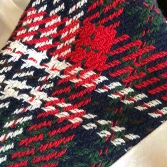 NWT Basic White Pocket T with Plaid Sleeves - Picture 3 of 6